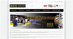Desktop Screenshot of midlandsheatingspares.com